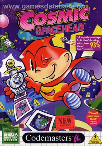Cover Cosmic Spacehead for Master System II